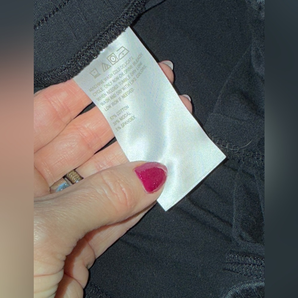 AnyBody Black Lounge Pants - Picture 7 of 9